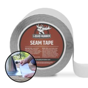 Liquid Rubber Peel & Stick Seam Tape, 4"x50' Roll for Roof Repairs